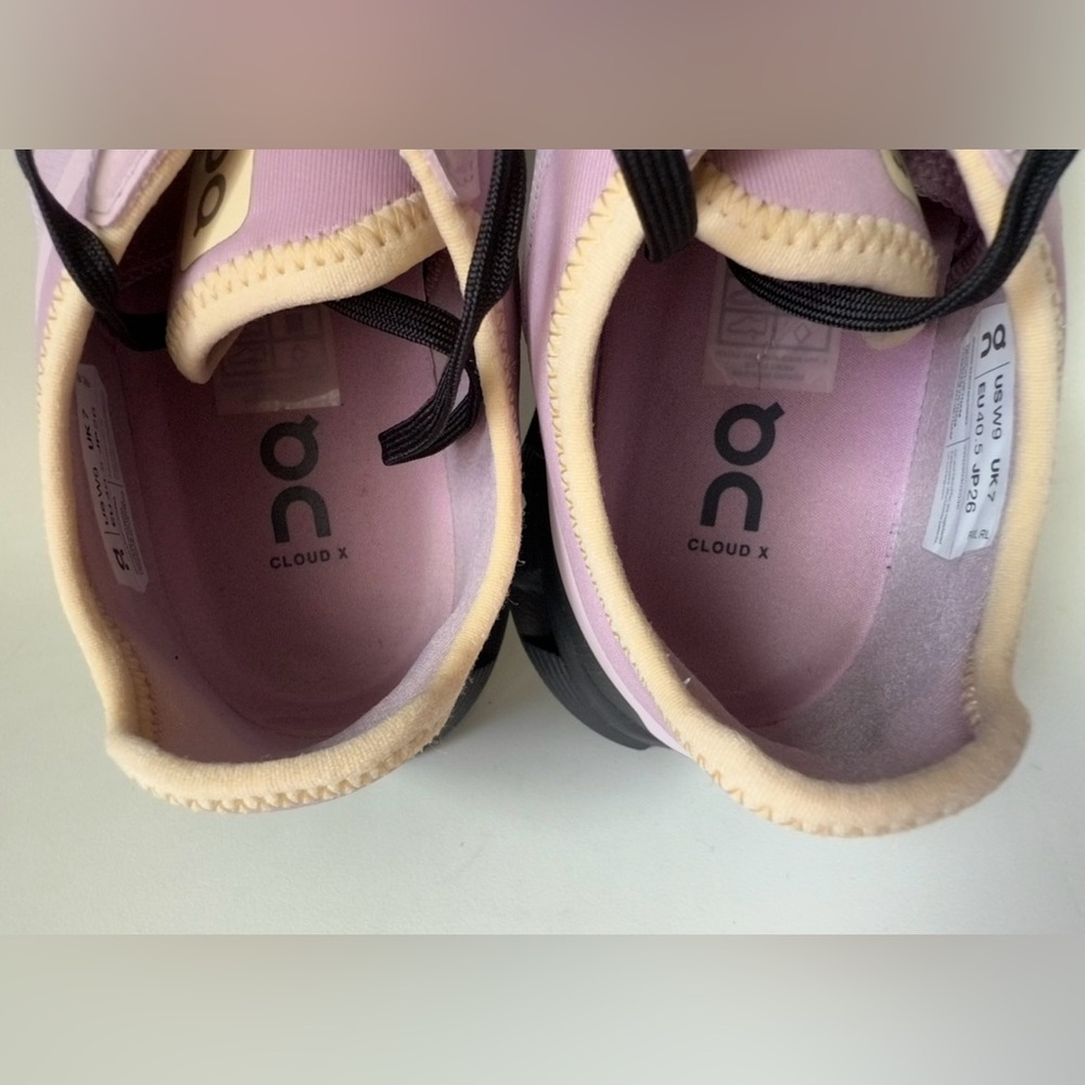 On Running Women's Trail Sneakers in Lavender with Black Outsole - Picture 9 of 16